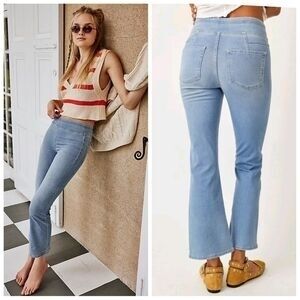 Free People In My Feelings Crop Boot Jeans